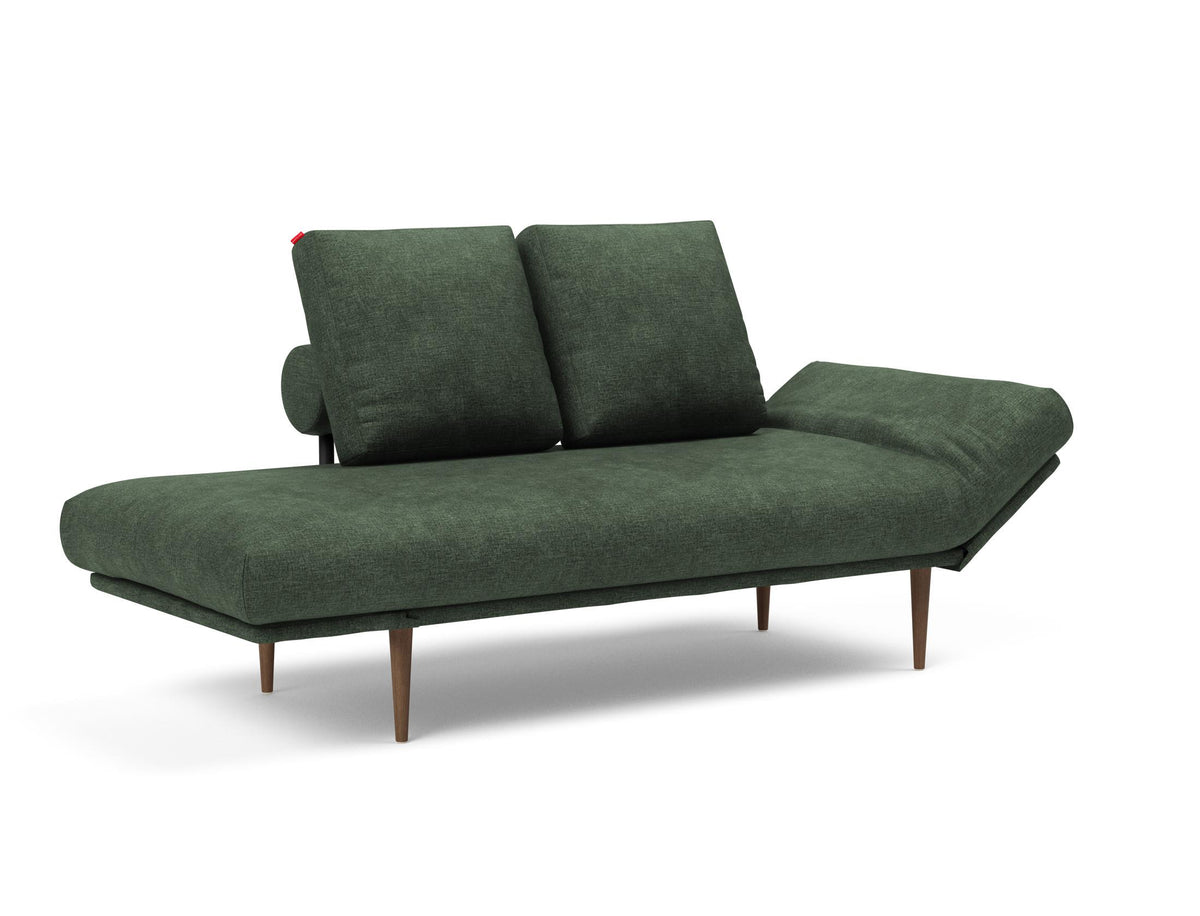 Rollo Styletto Klappsofa 80 mit Cover und Gestellbezug Spring in 281 Avella Pine Green präsentiert im Onlineshop von KAQTU Design AG. Bettsofa ist von Innovation Living