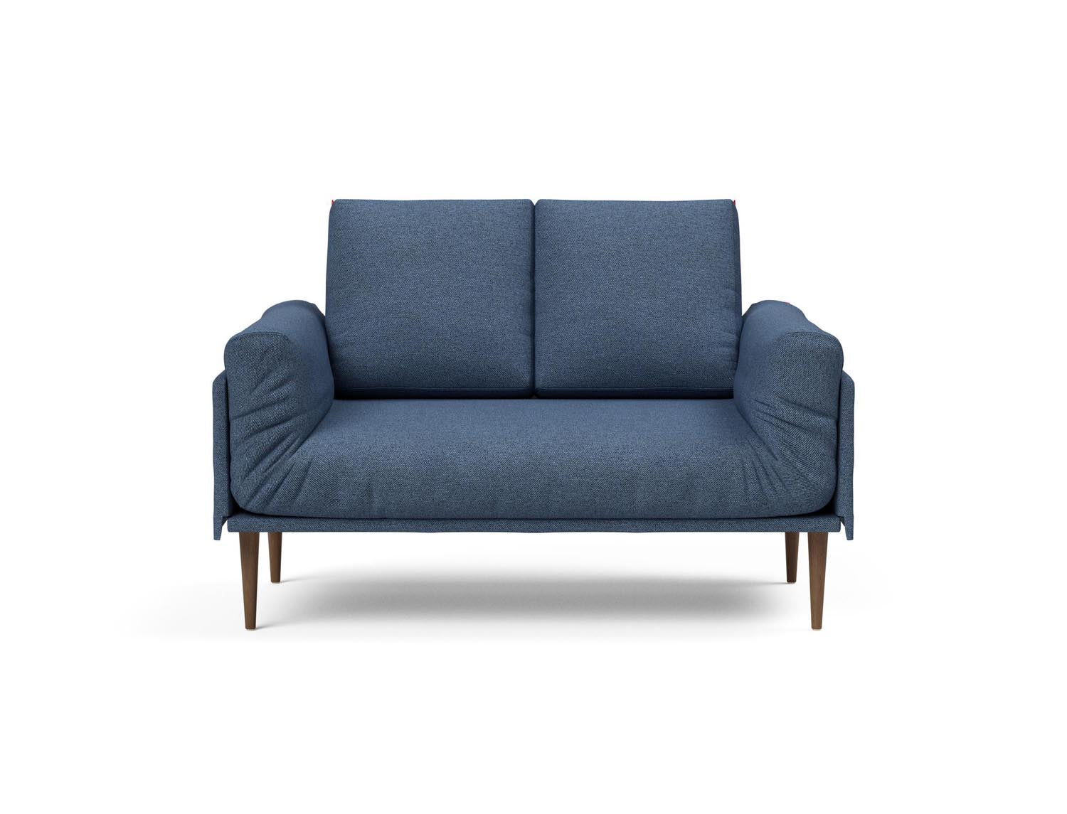 Erleben Sie das Rollo Styletto Klappsofa 80 von Innovation Living – stilvolles Design, funktional und ideal für kleine Räume, mit edlem Cover und Gestellbezug.