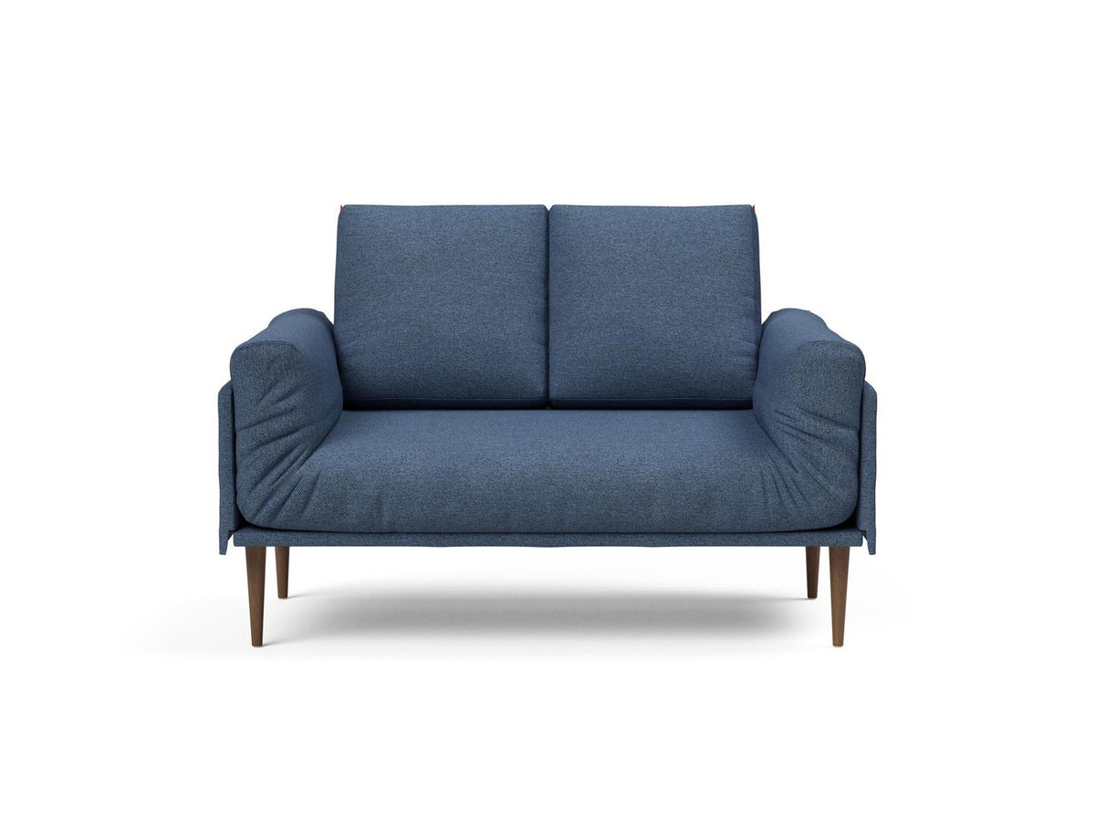 Rollo Styletto Klappsofa 80 mit Cover und Gestellbezug Spring in 302 Weda Blue präsentiert im Onlineshop von KAQTU Design AG. Bettsofa ist von Innovation Living