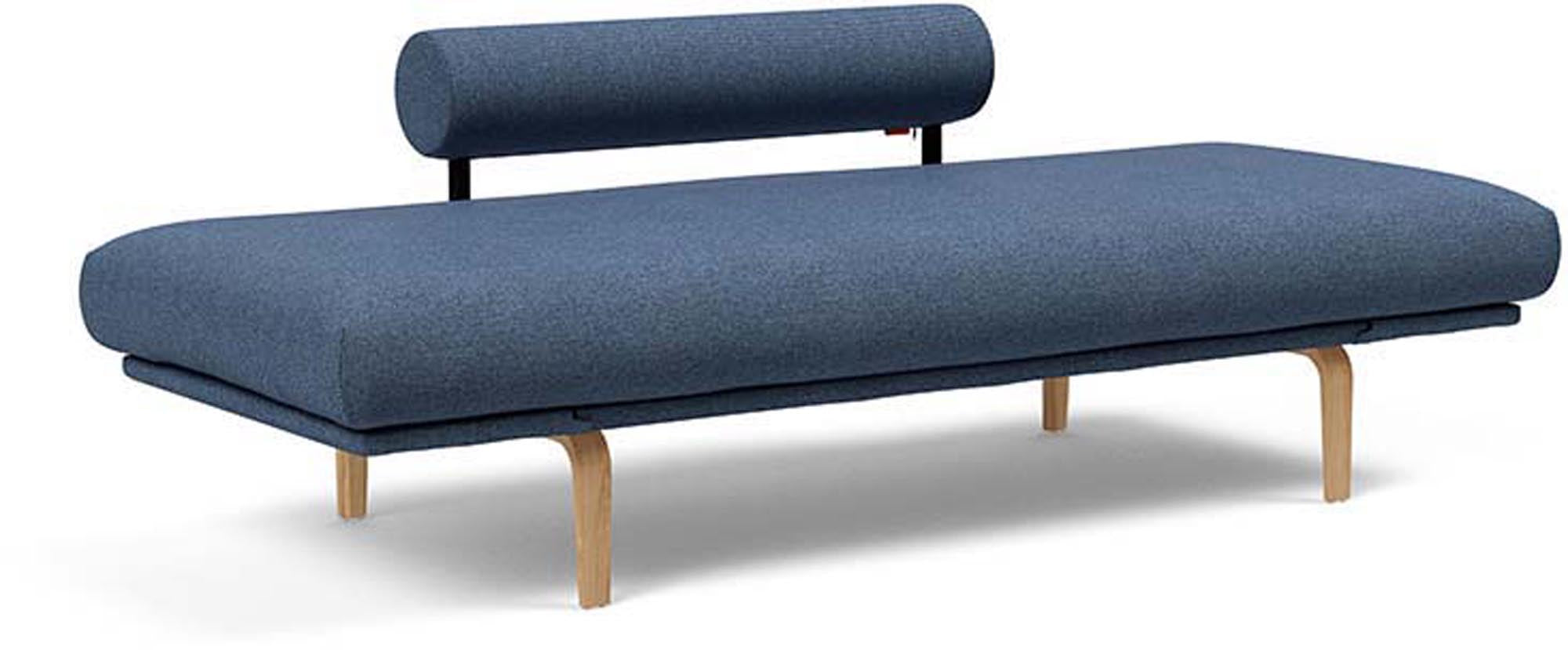 Erleben Sie das Rollo Bow Klappsofa 80 von Innovation Living – ein elegantes Möbelstück mit dem einzigartigen Cover Spring für höchsten Sitzkomfort und Vielseitigkeit.