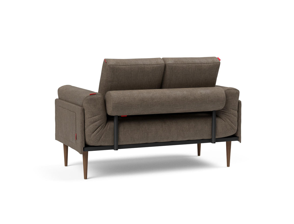 Rollo Styletto Klappsofa 80 mit Cover und Gestellbezug Spring in 411 Esina Cedar Brown präsentiert im Onlineshop von KAQTU Design AG. Bettsofa ist von Innovation Living