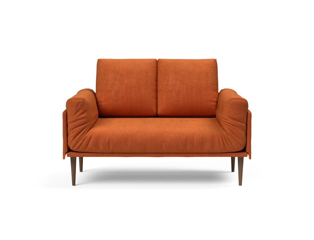 Rollo Styletto Klappsofa 80 mit Cover und Gestellbezug Spring in 412 Esina Rust Orange präsentiert im Onlineshop von KAQTU Design AG. Bettsofa ist von Innovation Living