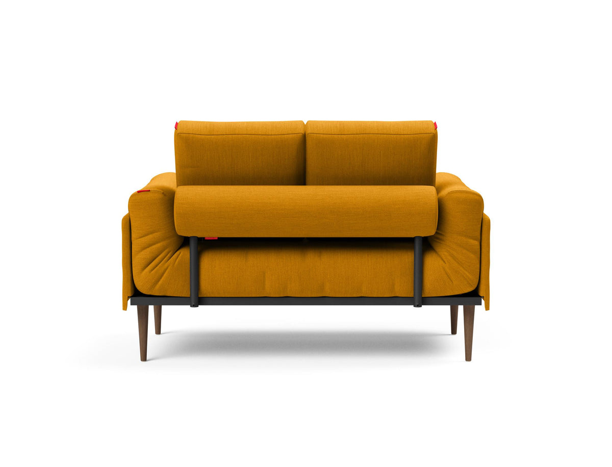 Rollo Styletto Klappsofa 80 mit Cover und Gestellbezug Spring in 507 Elegance Burned Curry präsentiert im Onlineshop von KAQTU Design AG. Bettsofa ist von Innovation Living