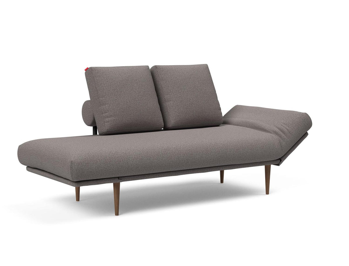 Rollo Styletto Klappsofa 80 mit Cover und Gestellbezug Spring in 521 Mixed Dance Grey präsentiert im Onlineshop von KAQTU Design AG. Bettsofa ist von Innovation Living
