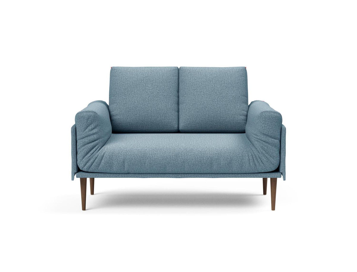 Rollo Styletto Klappsofa 80 mit Cover und Gestellbezug Spring in 525 Mixed Dance Light Blue präsentiert im Onlineshop von KAQTU Design AG. Bettsofa ist von Innovation Living