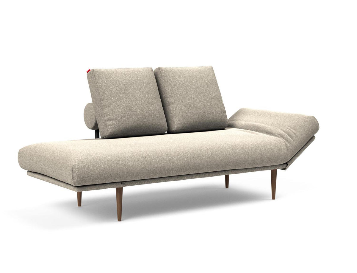 Rollo Styletto Klappsofa 80 mit Cover und Gestellbezug Spring in 539 Bouclé Beige präsentiert im Onlineshop von KAQTU Design AG. Bettsofa ist von Innovation Living