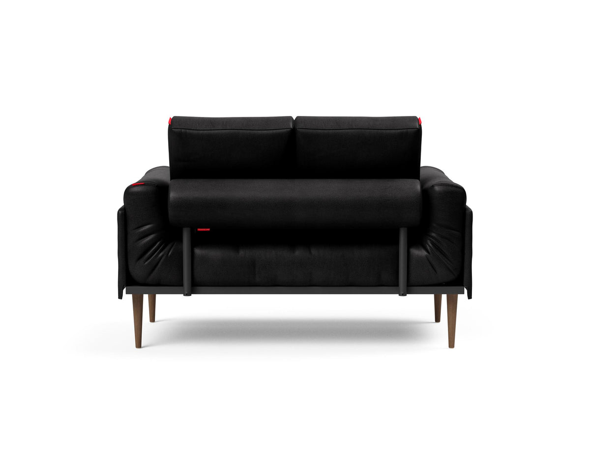 Rollo Styletto Klappsofa 80 mit Cover und Gestellbezug Spring in 550 Faunal Black präsentiert im Onlineshop von KAQTU Design AG. Bettsofa ist von Innovation Living