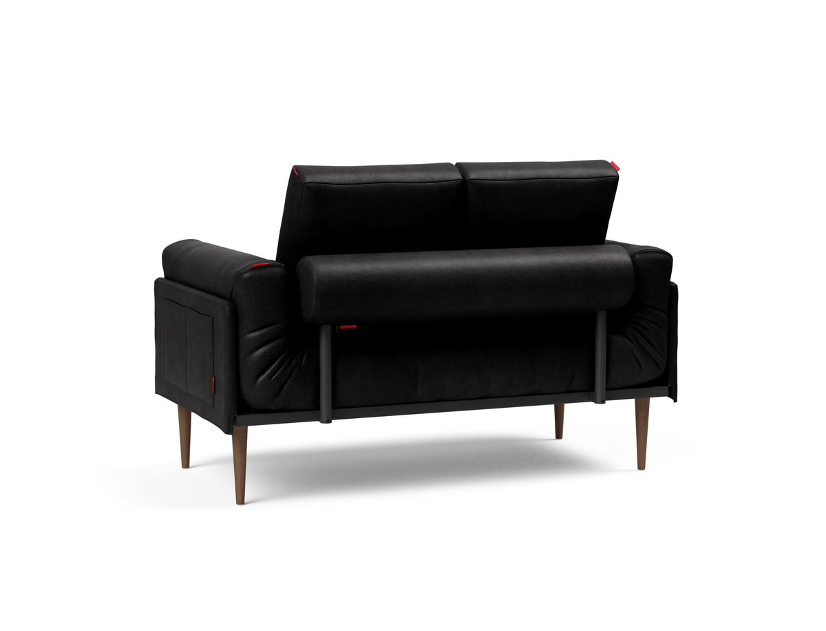 Rollo Styletto Klappsofa 80 mit Cover und Gestellbezug Spring in 550 Faunal Black präsentiert im Onlineshop von KAQTU Design AG. Bettsofa ist von Innovation Living