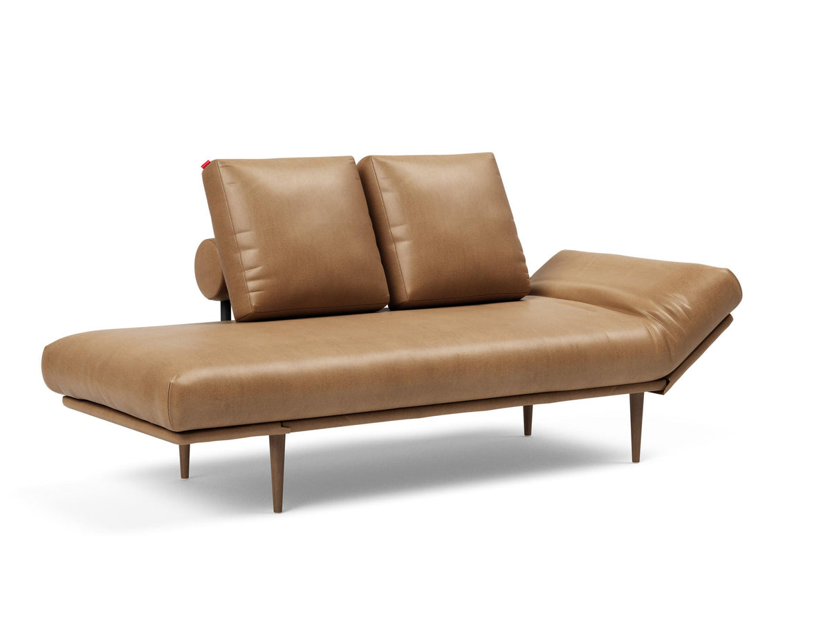 Rollo Styletto Klappsofa 80 mit Cover und Gestellbezug Spring in 551 Faunal Brown präsentiert im Onlineshop von KAQTU Design AG. Bettsofa ist von Innovation Living
