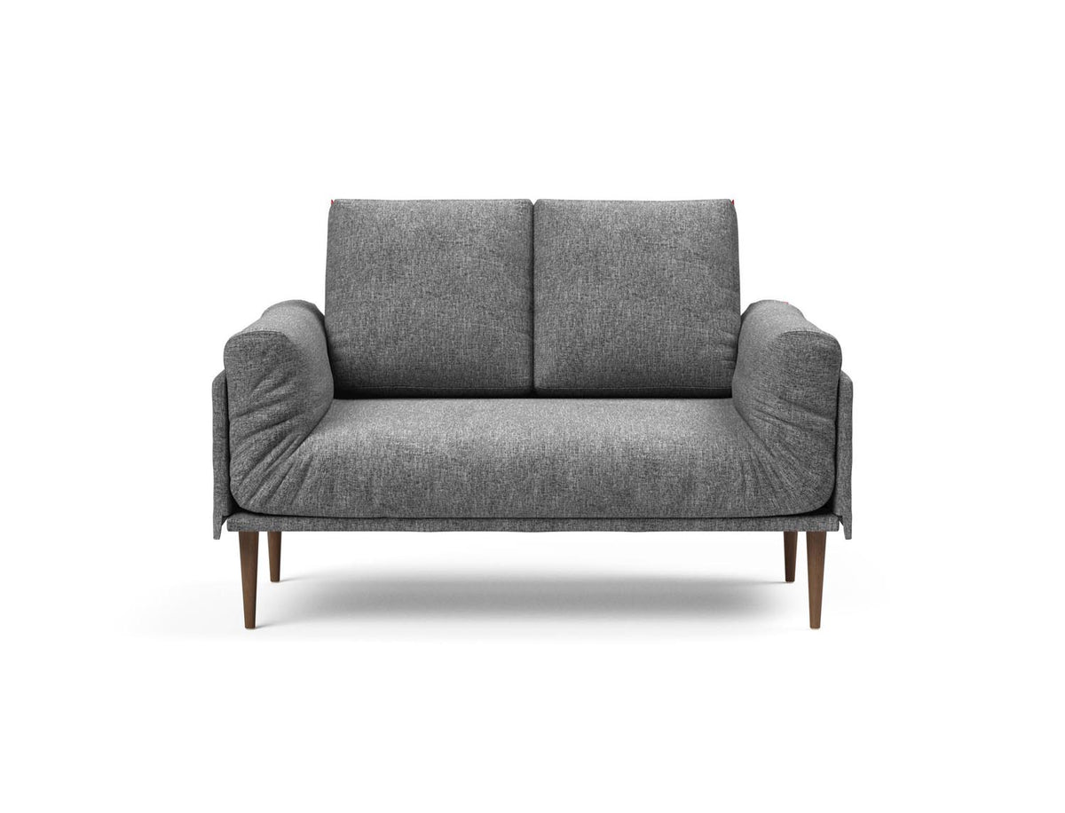 Rollo Styletto Klappsofa 80 mit Cover und Gestellbezug Spring in 563 Twist Charcoal präsentiert im Onlineshop von KAQTU Design AG. Bettsofa ist von Innovation Living