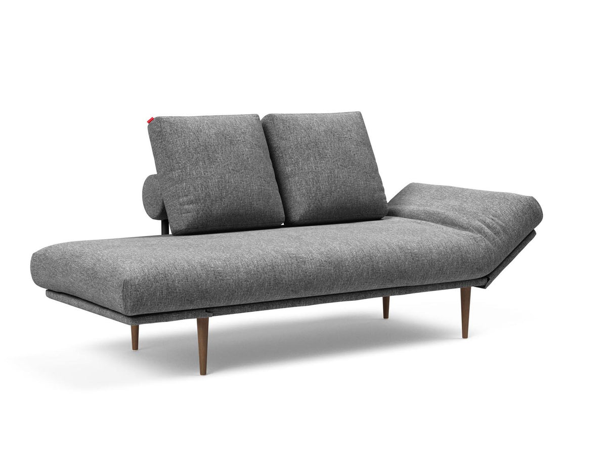 Rollo Styletto Klappsofa 80 mit Cover und Gestellbezug Spring in 563 Twist Charcoal präsentiert im Onlineshop von KAQTU Design AG. Bettsofa ist von Innovation Living