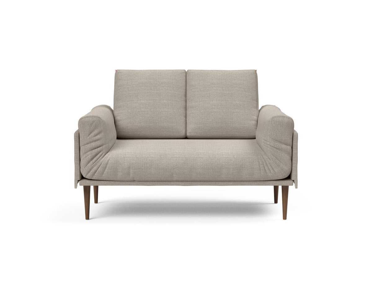 Rollo Styletto Klappsofa 80 mit Cover und Gestellbezug Spring in 579 Kenya Gravel präsentiert im Onlineshop von KAQTU Design AG. Bettsofa ist von Innovation Living