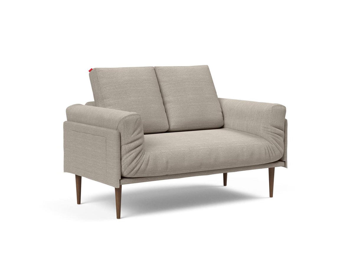 Rollo Styletto Klappsofa 80 mit Cover und Gestellbezug Spring in 579 Kenya Gravel präsentiert im Onlineshop von KAQTU Design AG. Bettsofa ist von Innovation Living