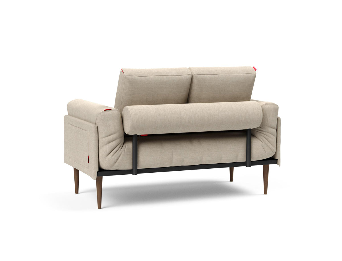 Rollo Styletto Klappsofa 80 mit Cover und Gestellbezug Spring in 586 Phobos Latte präsentiert im Onlineshop von KAQTU Design AG. Bettsofa ist von Innovation Living