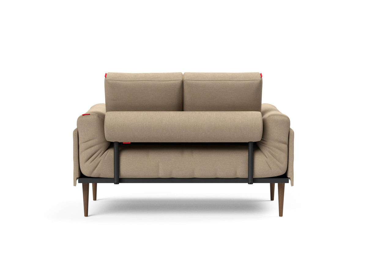 Rollo Styletto Klappsofa 80 mit Cover und Gestellbezug Spring in 587 Phobos Mocha präsentiert im Onlineshop von KAQTU Design AG. Bettsofa ist von Innovation Living