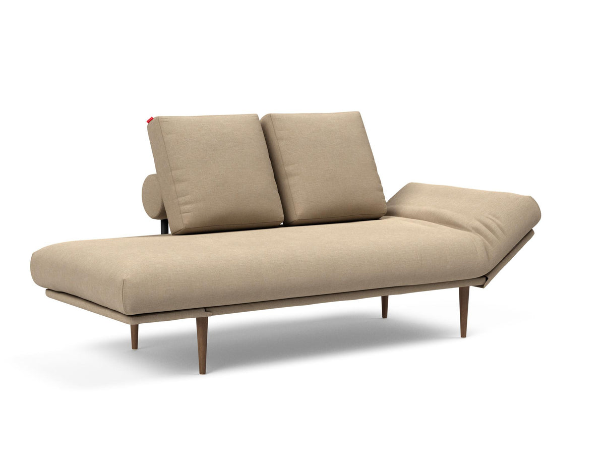 Rollo Styletto Klappsofa 80 mit Cover und Gestellbezug Spring in 587 Phobos Mocha präsentiert im Onlineshop von KAQTU Design AG. Bettsofa ist von Innovation Living