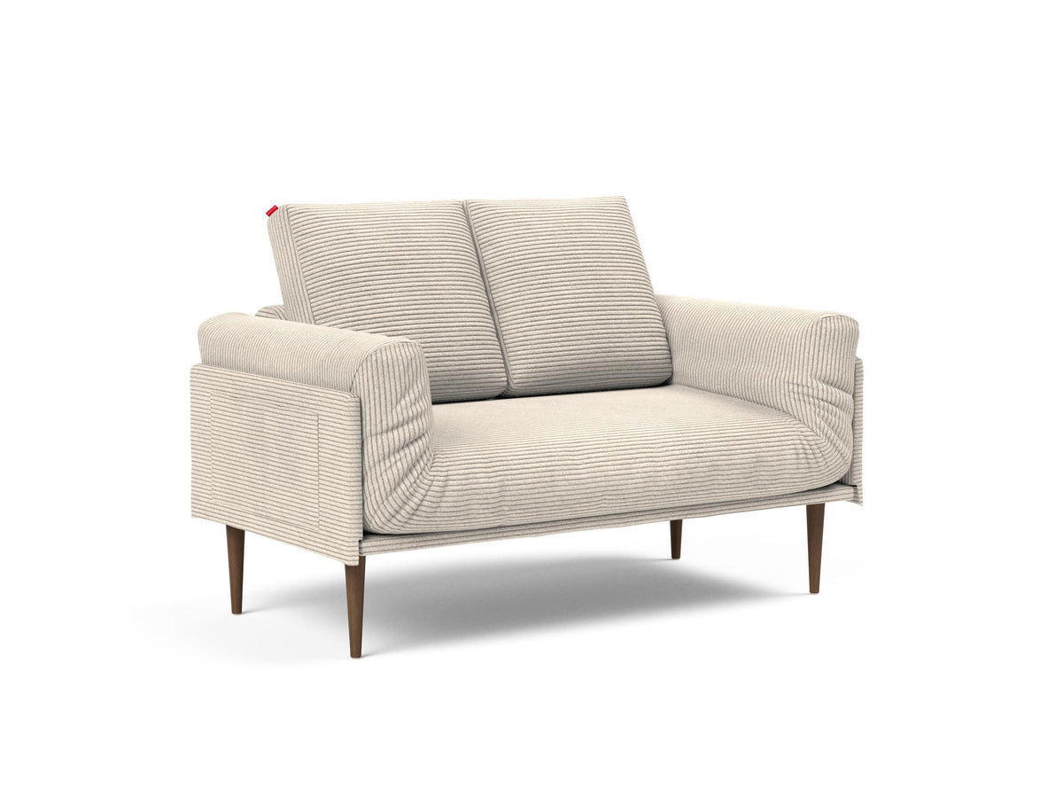 Rollo Styletto Klappsofa 80 mit Cover und Gestellbezug Spring in 594 Corduroy Ivory präsentiert im Onlineshop von KAQTU Design AG. Bettsofa ist von Innovation Living