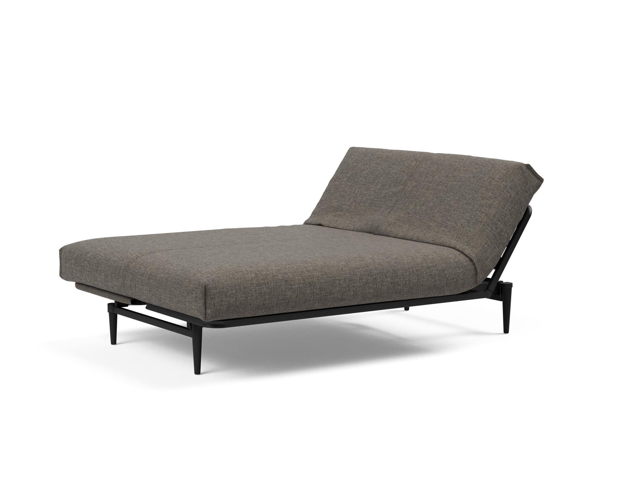 Entdecken Sie das Colpus Bettsofa 140 in elegantem Eiche schwarz mit Nordic Cover – ideal für modernes Wohnen und flexible Schlaflösungen.