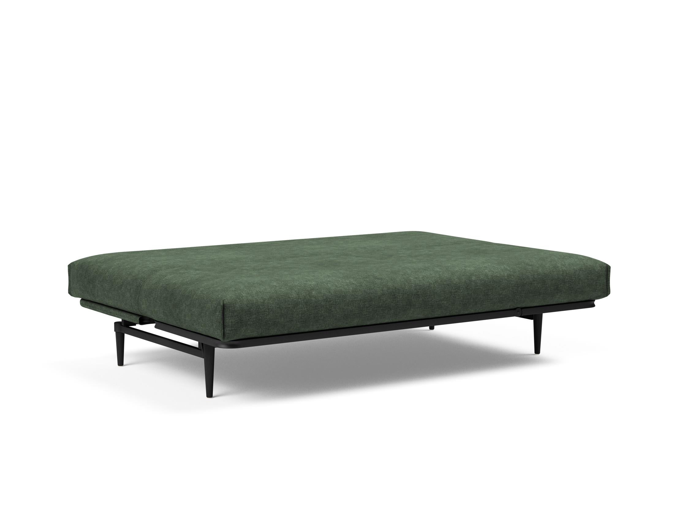 Erleben Sie das stilvolle Colpus Bettsofa 140 in Eiche schwarz mit Nordic Cover – perfekt für zeitgemässe Einrichtung und vielseitige Schlafmöglichkeiten.
