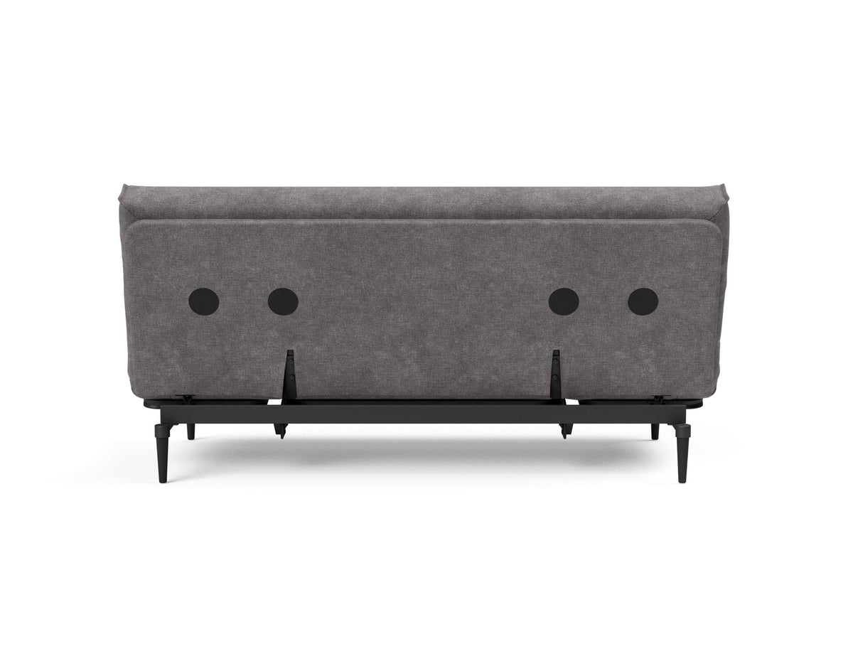 Colpus Bettsofa 140 Nordic Cover Eiche schwarz Soft Spring in 282 Avella Warm Grey präsentiert im Onlineshop von KAQTU Design AG. Bettsofa ist von Innovation Living