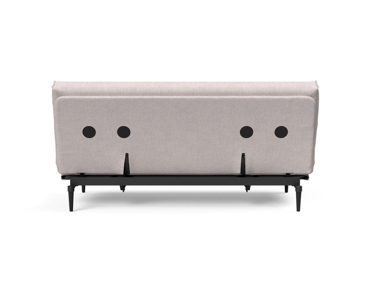 Colpus Bettsofa 140 Nordic Cover Eiche schwarz Soft Spring in 300 Weda Sand präsentiert im Onlineshop von KAQTU Design AG. Bettsofa ist von Innovation Living