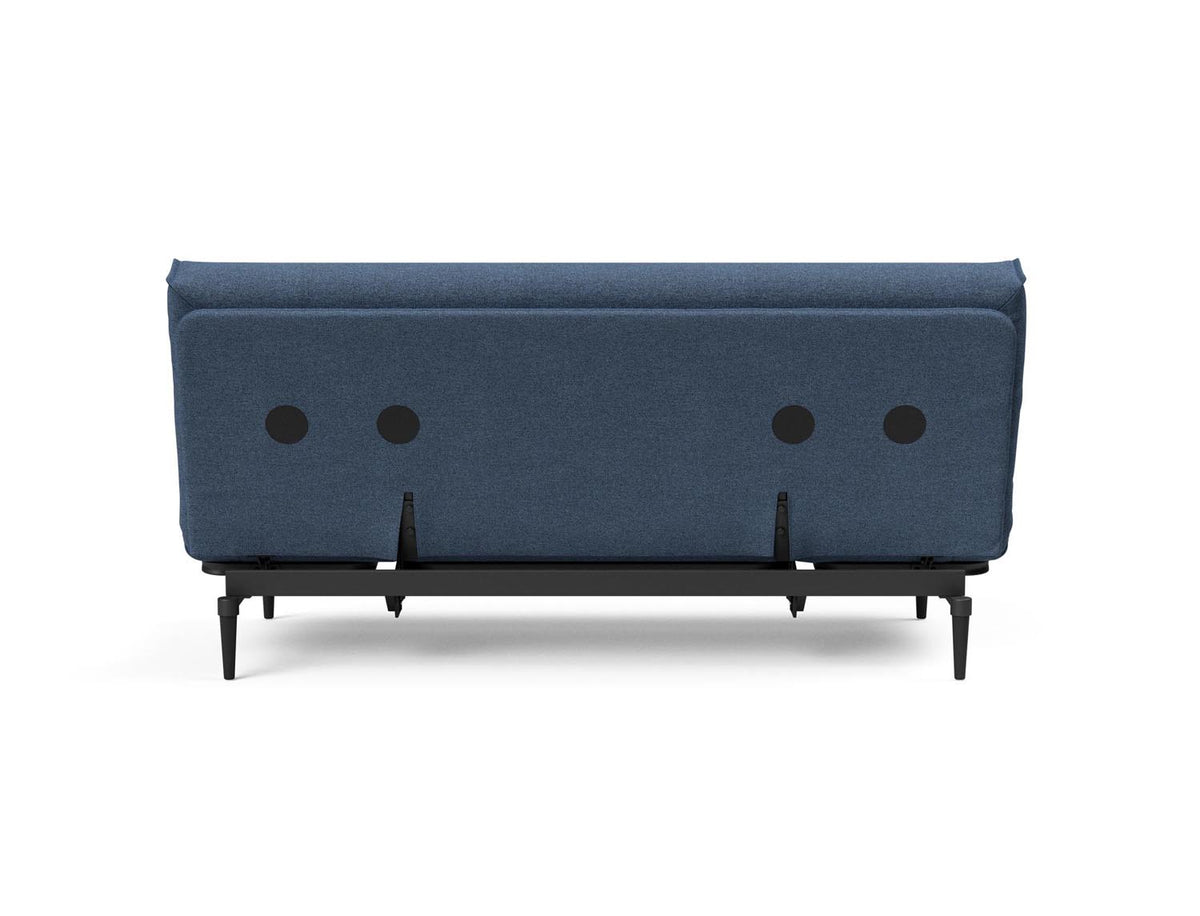 Colpus Bettsofa 140 Nordic Cover Eiche schwarz Soft Spring in 302 Weda Blue präsentiert im Onlineshop von KAQTU Design AG. Bettsofa ist von Innovation Living