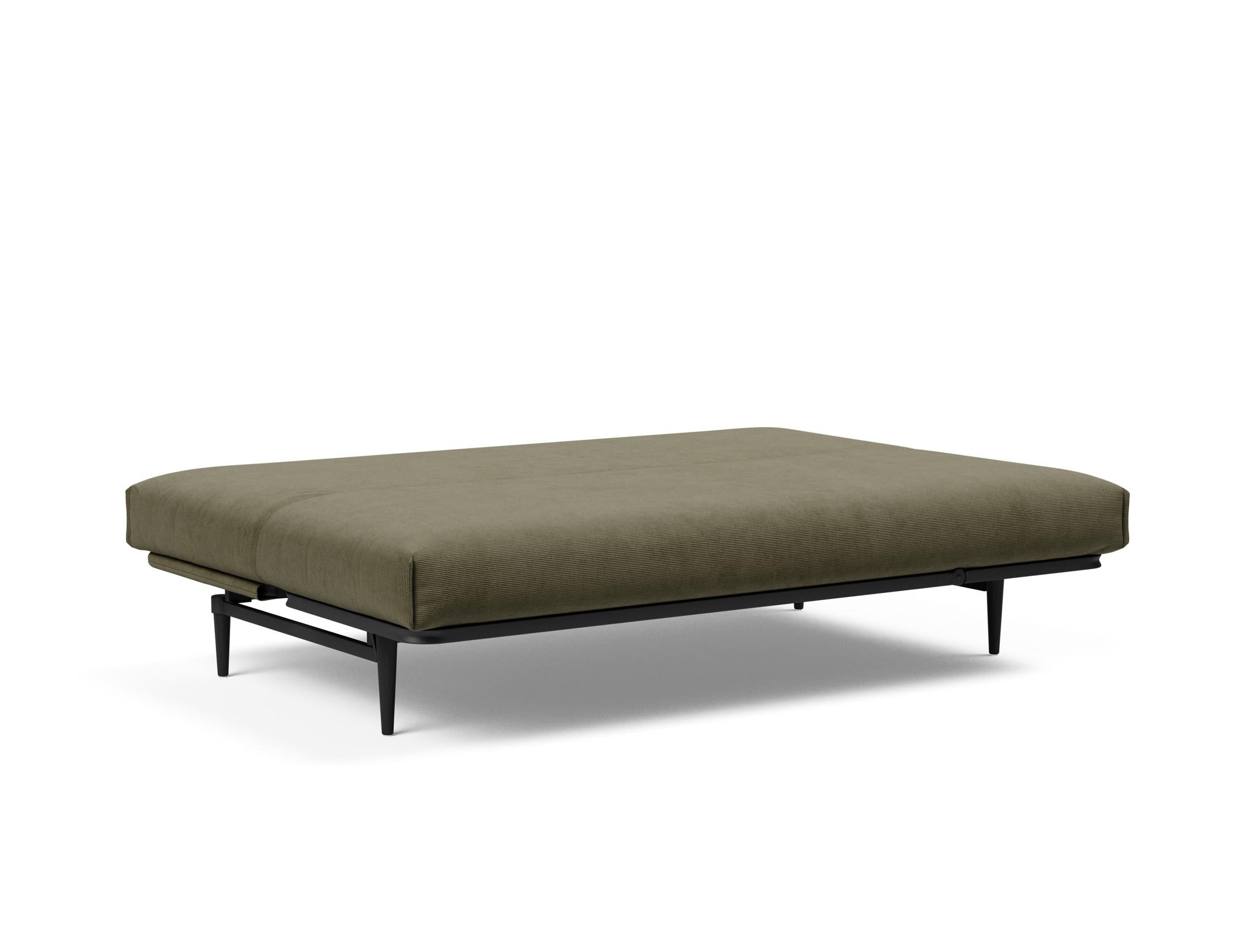 Erleben Sie das stilvolle Colpus Bettsofa 140 in edlem Eiche schwarz mit Nordic Cover – perfekt für zeitgemäße Einrichtung und vielseitige Schlafmöglichkeiten.