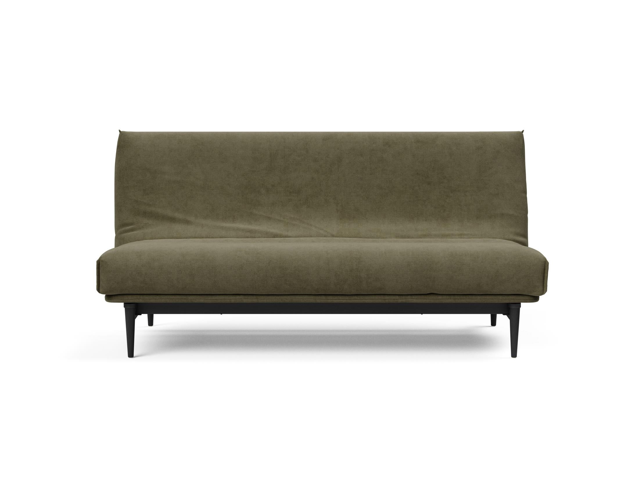 Erleben Sie das Colpus Bettsofa 140 in stilvollem Eiche schwarz. Der Soft Spring Bezug bietet optimalen Komfort und zeitgemäßes Design für Ihr Zuhause.