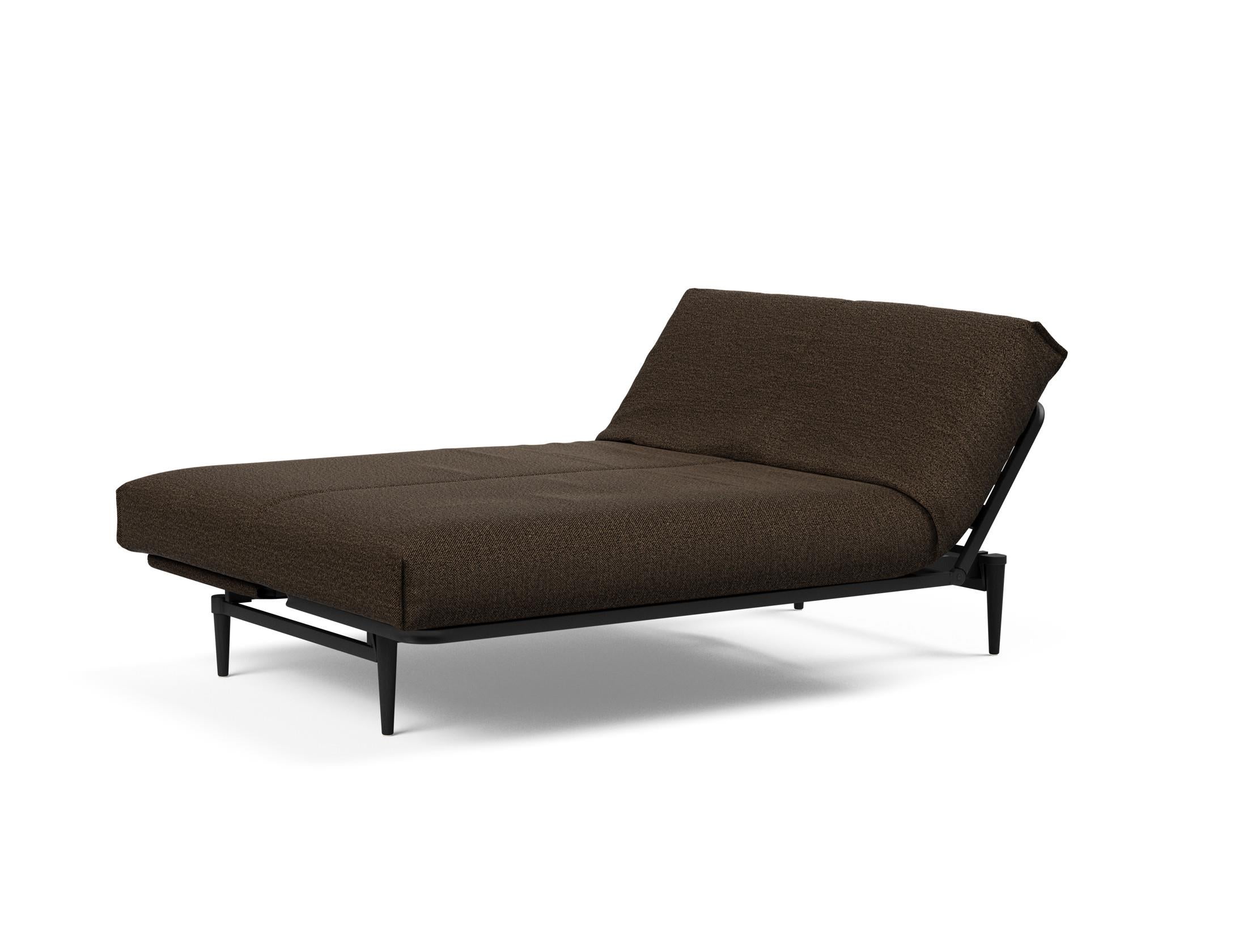Entdecken Sie das elegante Colpus Bettsofa 140 in Eiche schwarz mit Nordic Cover – ideal für modernes Wohnen und flexible Schlaflösungen.
