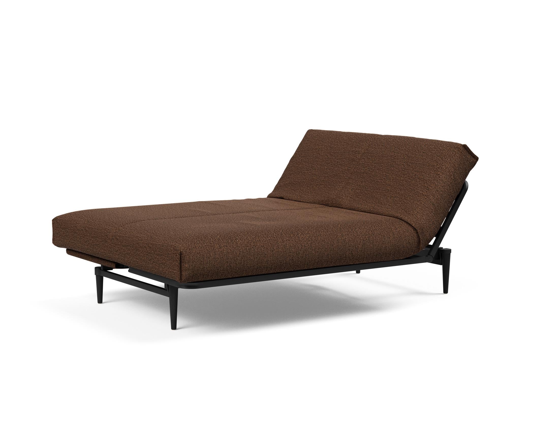 Entdecken Sie das Colpus Bettsofa 140 in elegantem Eiche schwarz mit Nordic Cover – ideal für modernes Wohnen und flexible Schlaflösungen.