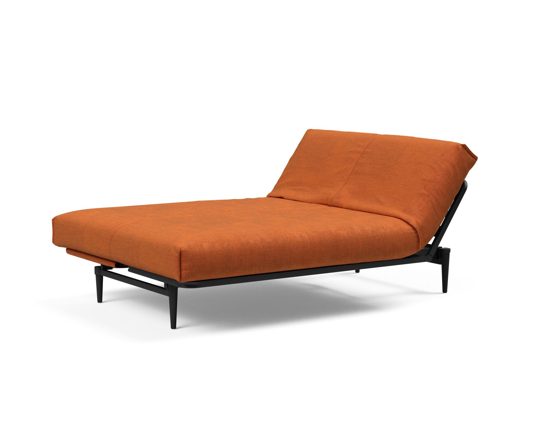 Entdecken Sie das Colpus Bettsofa 140 in elegantem Eiche schwarz mit Nordic Cover – ideal für modernes Wohnen und flexible Schlaflösungen.