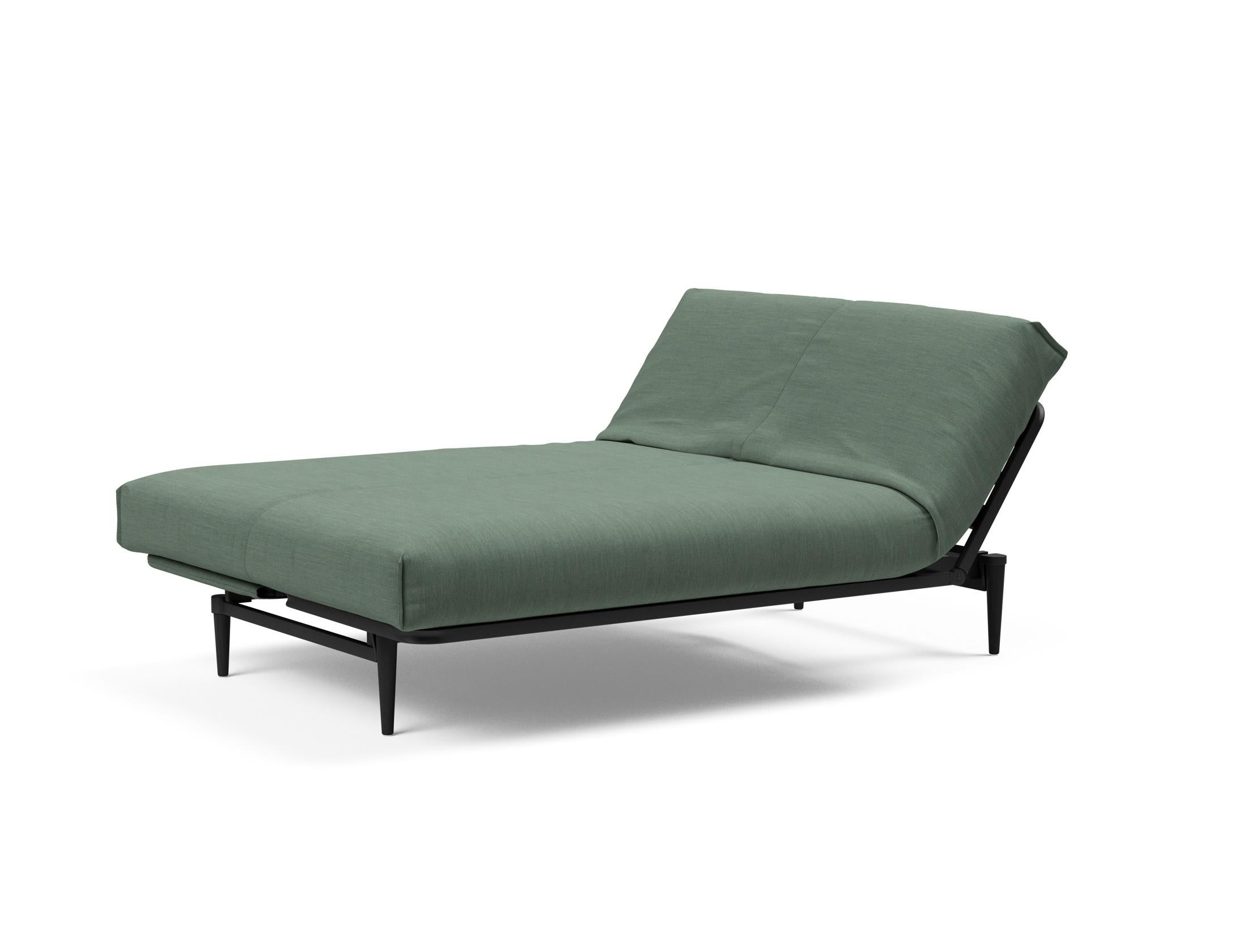 Entdecken Sie das Colpus Bettsofa 140 in elegantem Eiche schwarz mit Nordic Cover – ideal für modernes Wohnen und flexible Schlaflösungen.