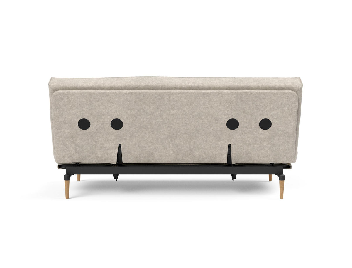 Colpus Bettsofa 140 Sharp Plus Cover mit Gestellbezug Soft Spring in 280 Avella Sand präsentiert im Onlineshop von KAQTU Design AG. Bettsofa ist von Innovation Living