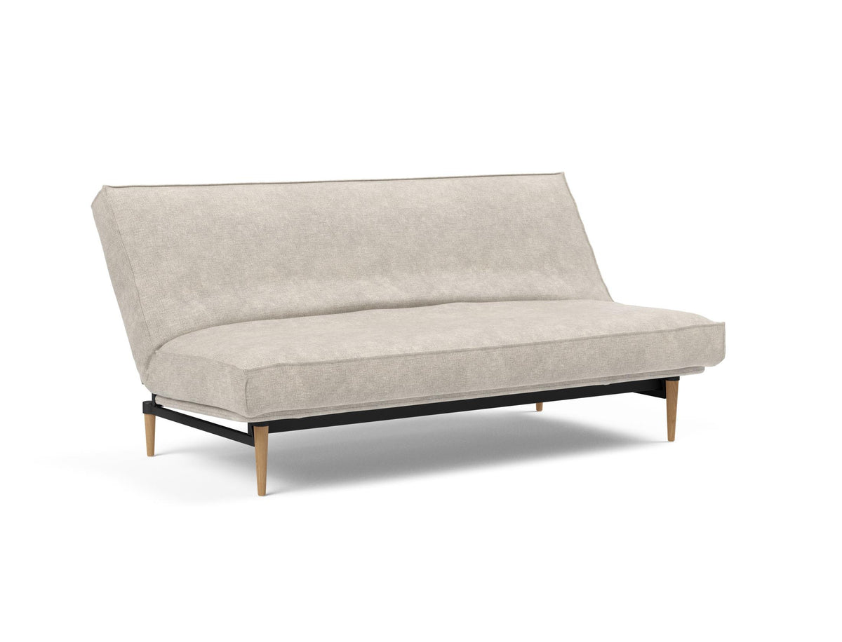 Colpus Bettsofa 140 Sharp Plus Cover mit Gestellbezug Soft Spring in 280 Avella Sand präsentiert im Onlineshop von KAQTU Design AG. Bettsofa ist von Innovation Living