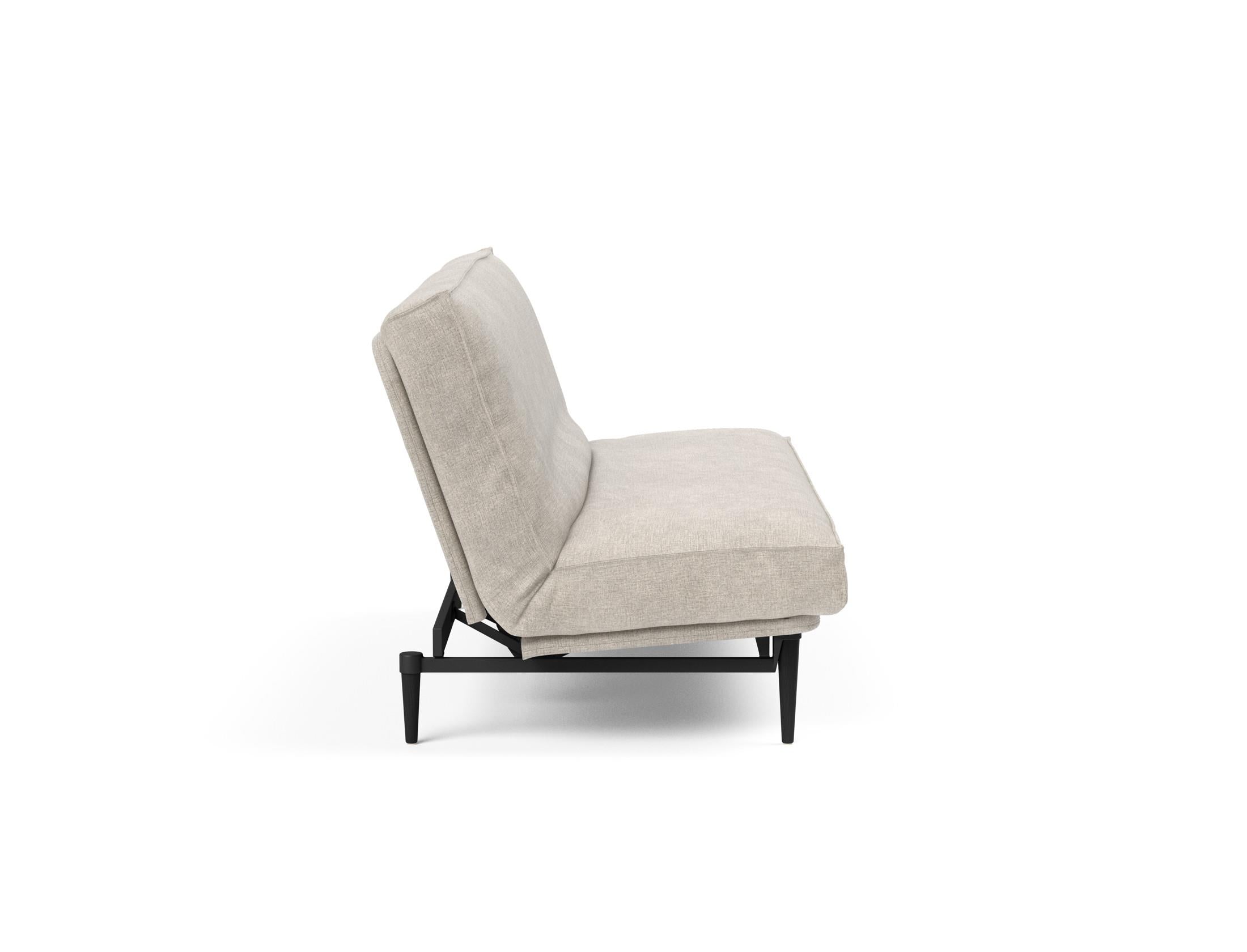 Erleben Sie das Colpus Bettsofa 140 Sharp Plus Cover in elegantem Eiche schwarz – die perfekte Symbiose aus modernem Design und vielseitiger Funktionalität!