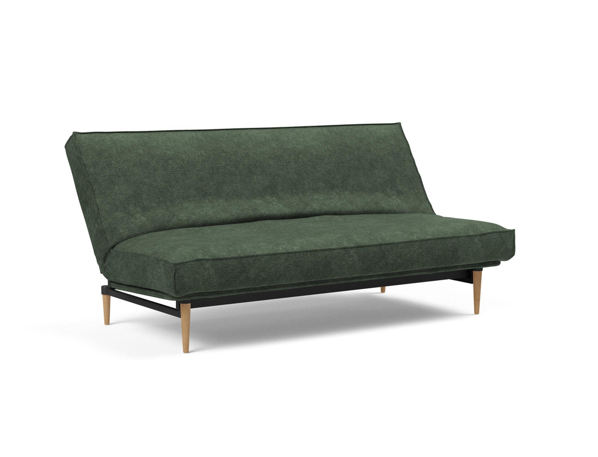 Colpus Bettsofa 140 Sharp Plus Cover mit Gestellbezug Soft Spring in 281 Avella Pine Green präsentiert im Onlineshop von KAQTU Design AG. Bettsofa ist von Innovation Living