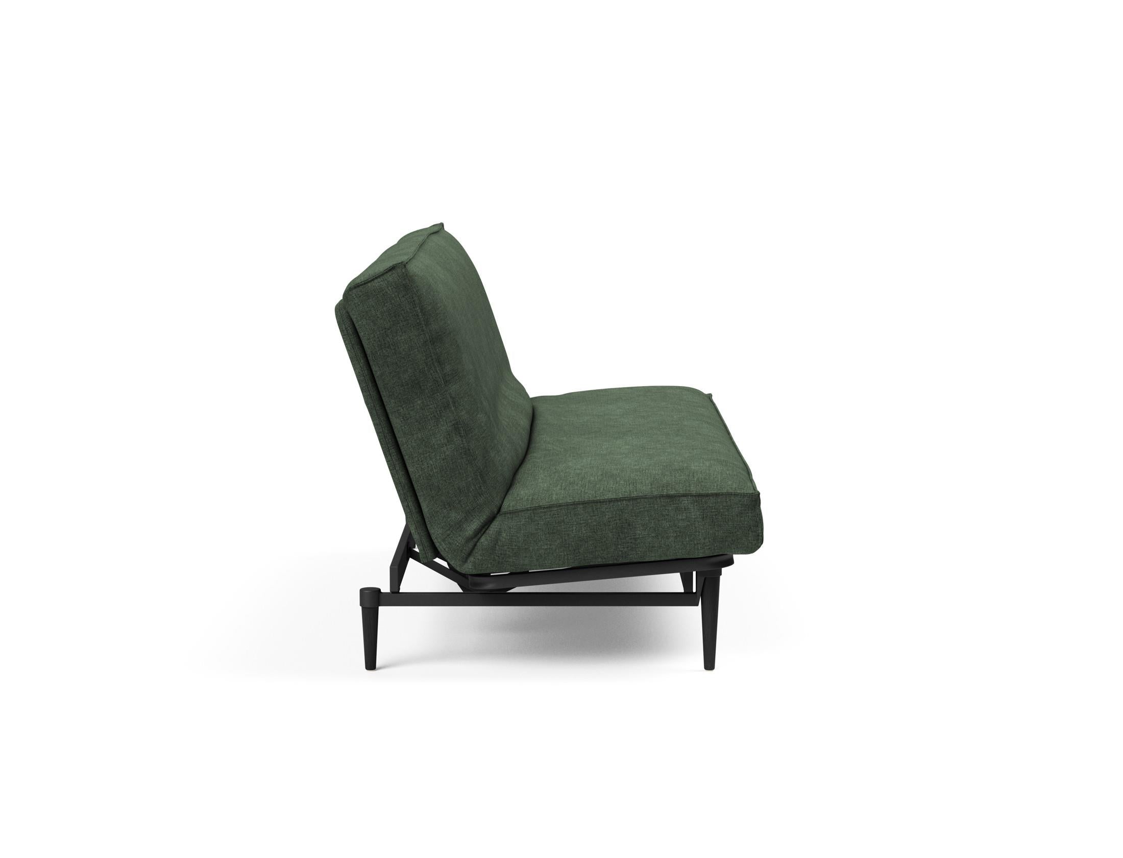 Erleben Sie das Colpus Bettsofa 140 Sharp Plus Cover in stilvollem Eiche schwarz – die perfekte Kombination aus Design, Komfort und Funktionalität.
