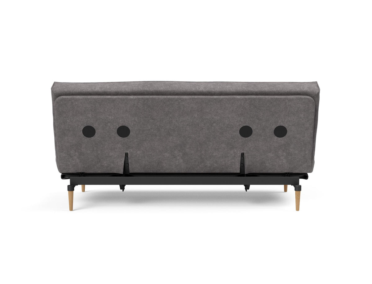 Colpus Bettsofa 140 Sharp Plus Cover mit Gestellbezug Soft Spring in 282 Avella Warm Grey präsentiert im Onlineshop von KAQTU Design AG. Bettsofa ist von Innovation Living