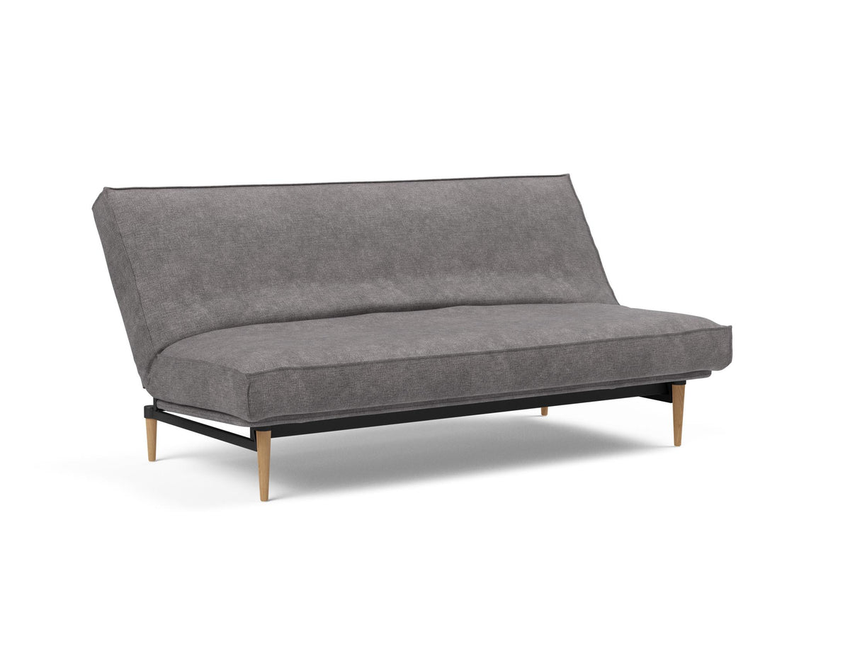 Colpus Bettsofa 140 Sharp Plus Cover mit Gestellbezug Soft Spring in 282 Avella Warm Grey präsentiert im Onlineshop von KAQTU Design AG. Bettsofa ist von Innovation Living