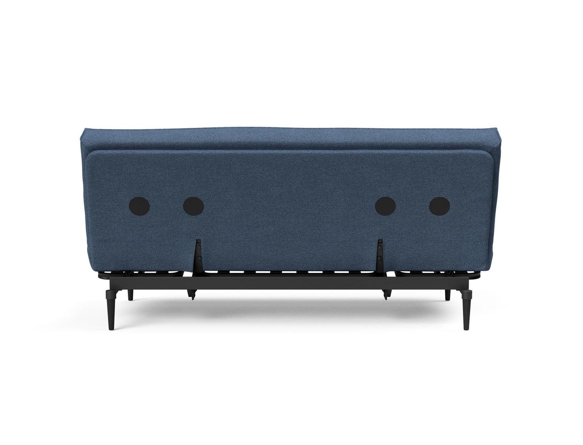 Colpus Bettsofa 140 Sharp Plus Cover Eiche schwarz Soft Spring in 302 Weda Blue präsentiert im Onlineshop von KAQTU Design AG. Bettsofa ist von Innovation Living