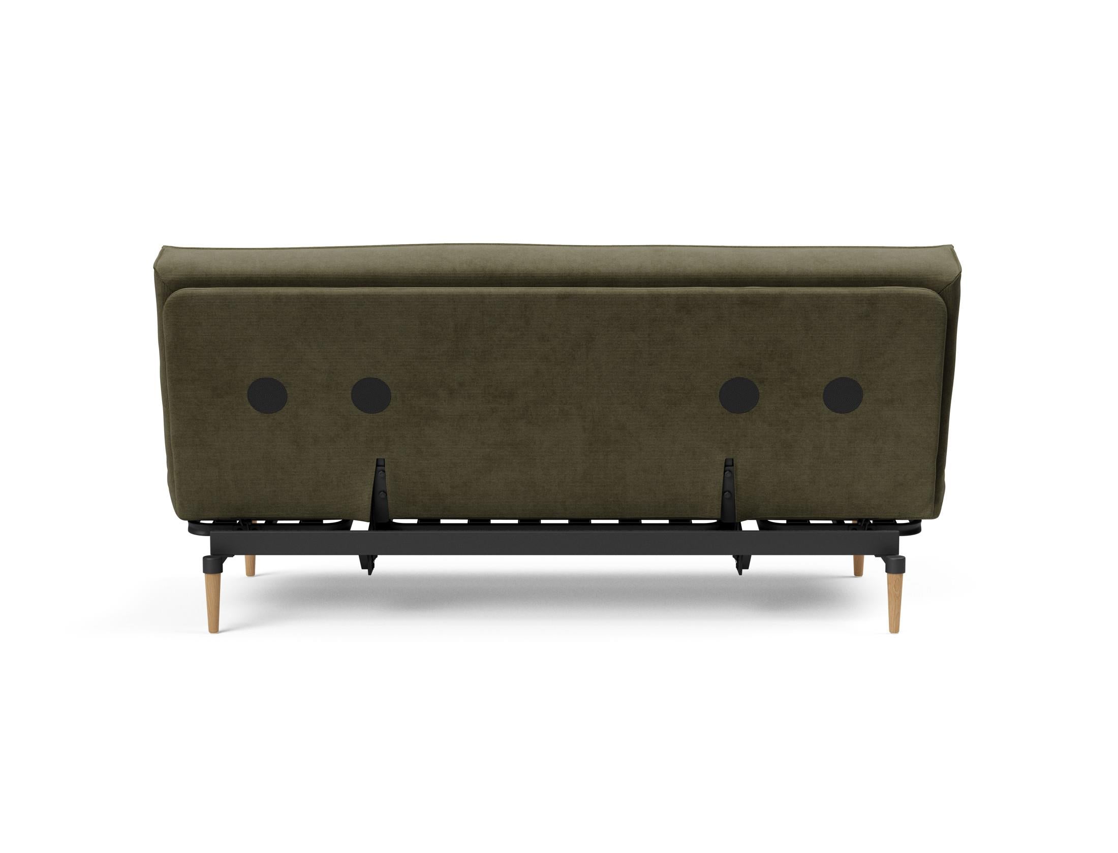 Entdecken Sie das Colpus Bettsofa 140 Sharp Plus Cover Soft Spring von Innovation Living – stilvoll, bequem und ideal für jedes Zuhause.