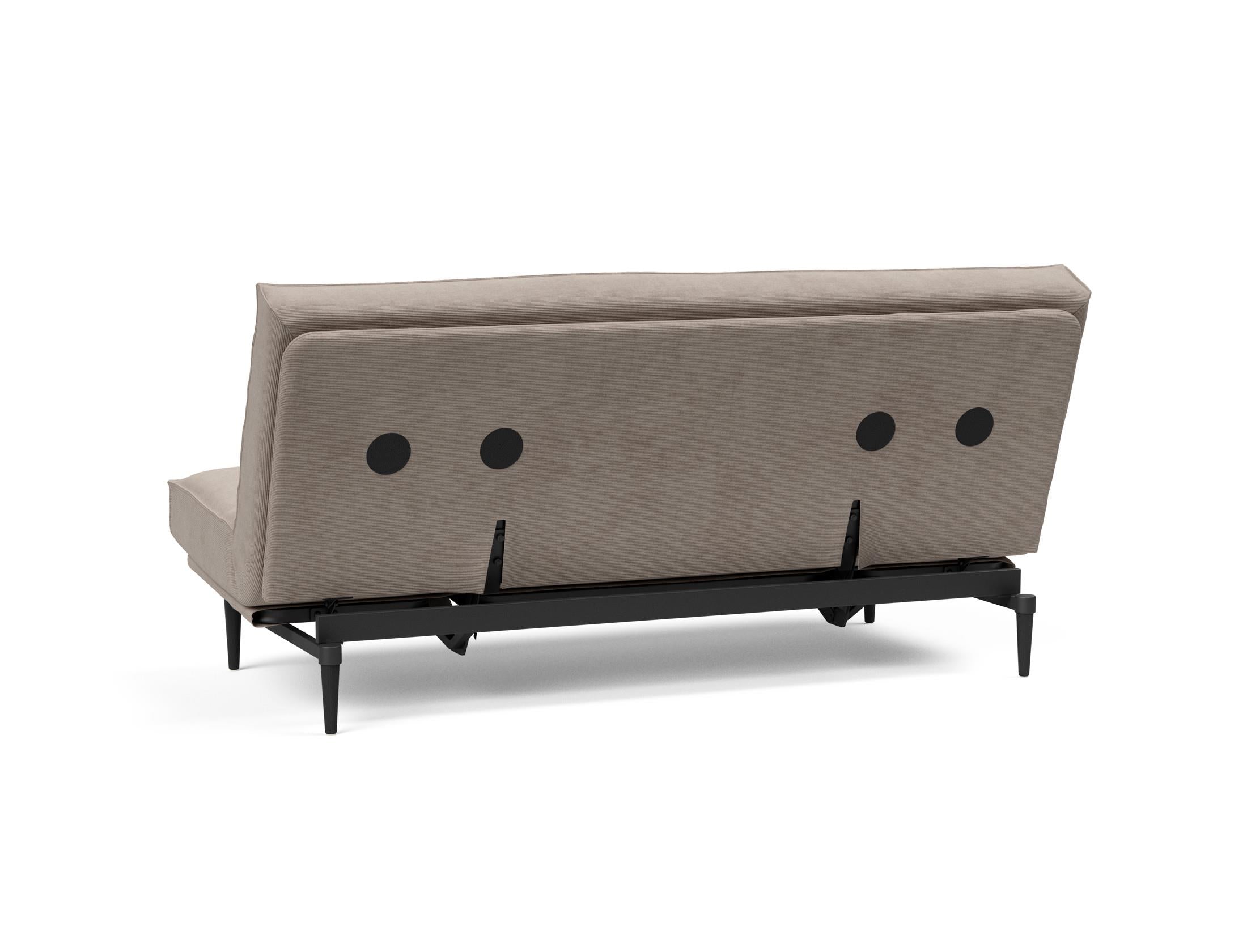 Erleben Sie das Colpus Bettsofa 140 Sharp Plus in edlem Eiche schwarz. Perfekte Kombination aus Funktionalität und modernem Design für Ihr Zuhause.