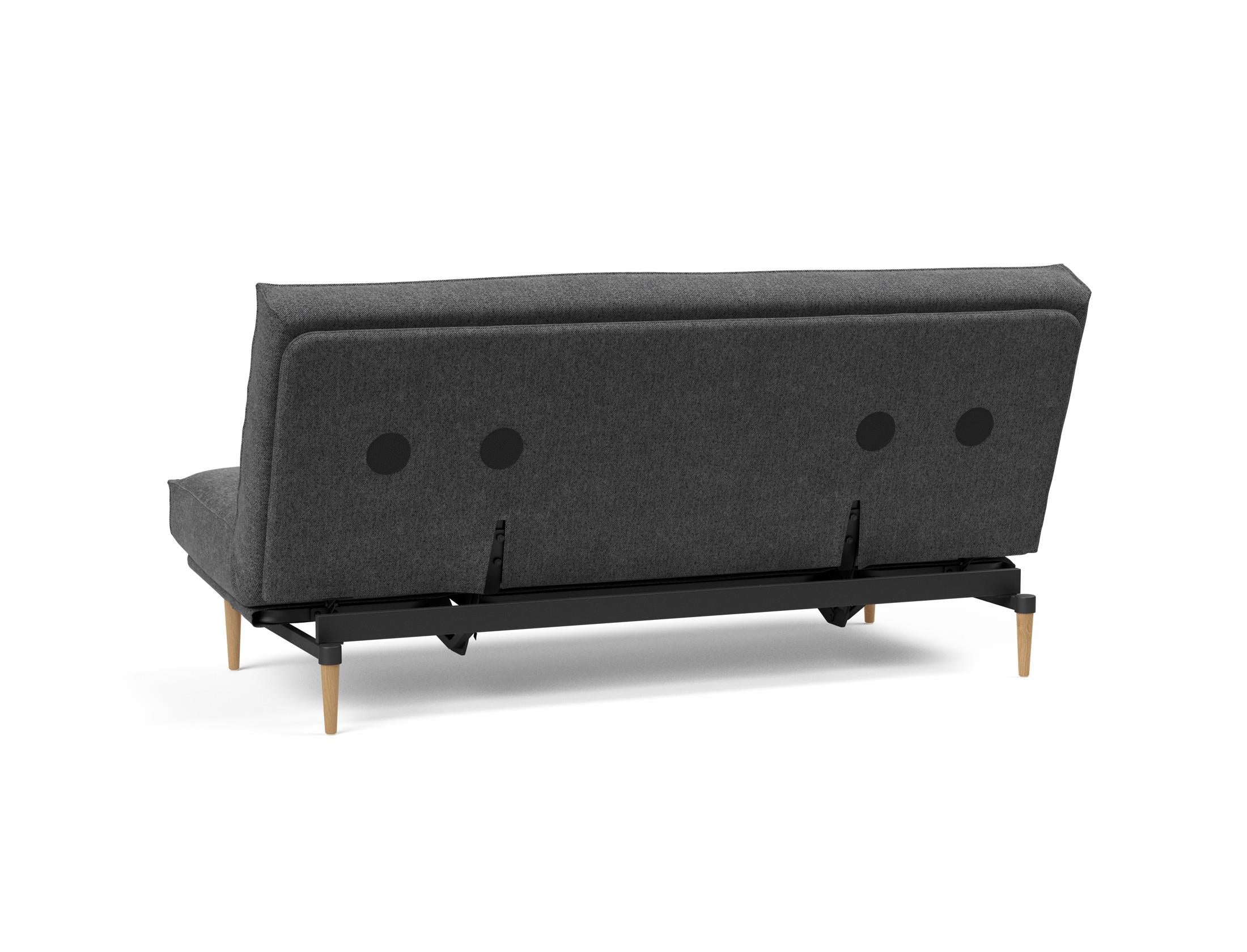 Entdecken Sie das Colpus Bettsofa 140 Sharp Plus mit Soft Spring Bezug – elegant, platzsparend und mühelos in ein komfortables Bett verwandelbar.