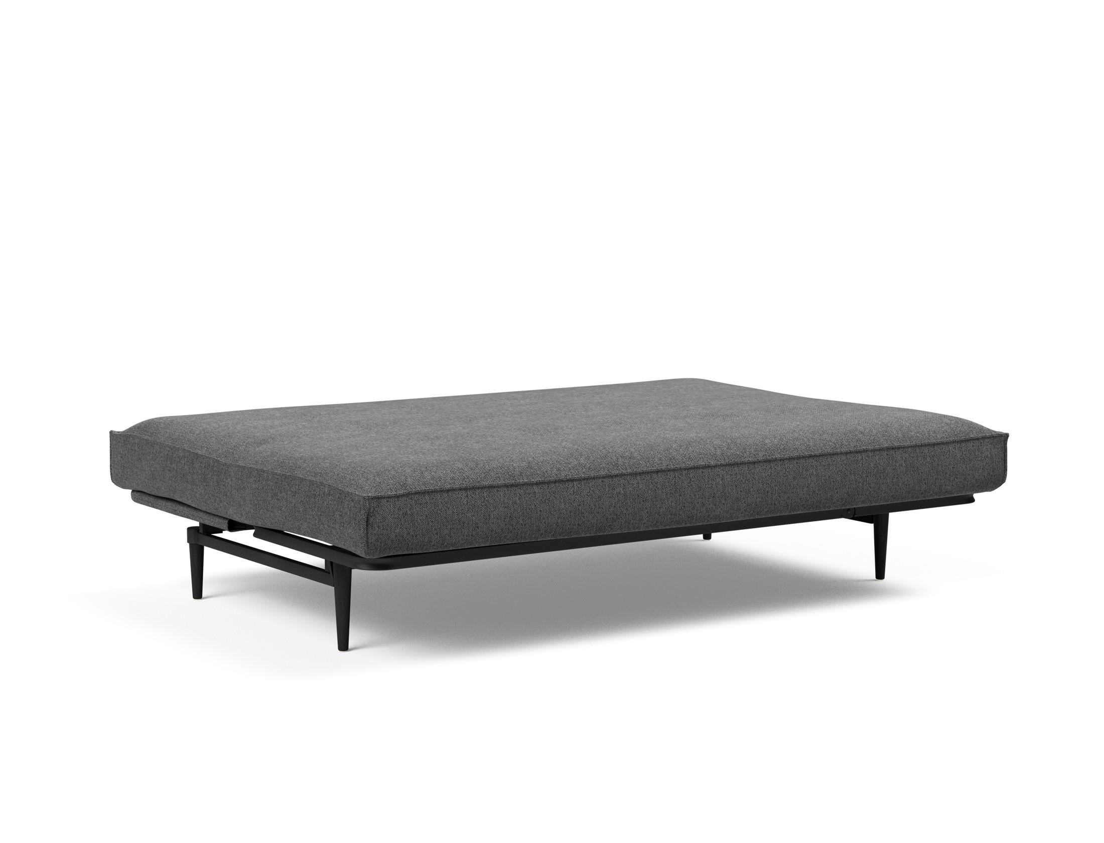Erleben Sie das Colpus Bettsofa 140 Sharp Plus in stilvollem Eiche schwarz – perfekt für komfortable Nächte und zeitgemäße Einrichtung.