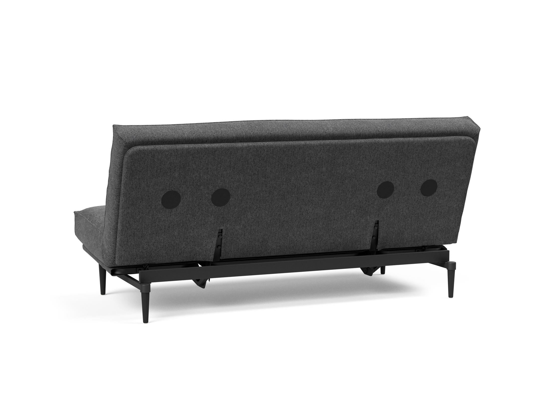 Erleben Sie das Colpus Bettsofa 140 Sharp Plus in edlem Eiche schwarz. Perfekte Kombination aus Funktionalität und modernem Design für Ihr Zuhause.
