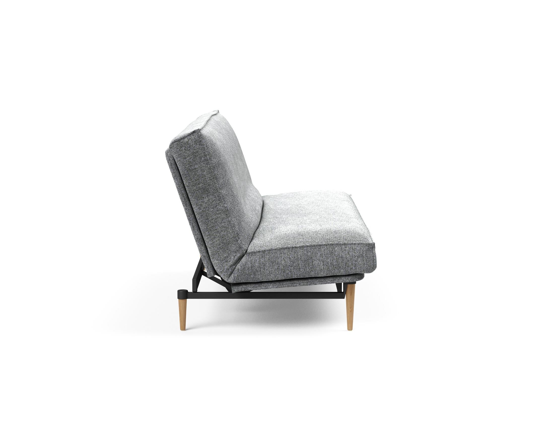 Erleben Sie das Colpus Bettsofa 140 Sharp Plus mit Soft Spring Bezug – stilvoll, funktional und ideal für kleine Räume, verwandelt sich schnell in ein gemütliches Bett.