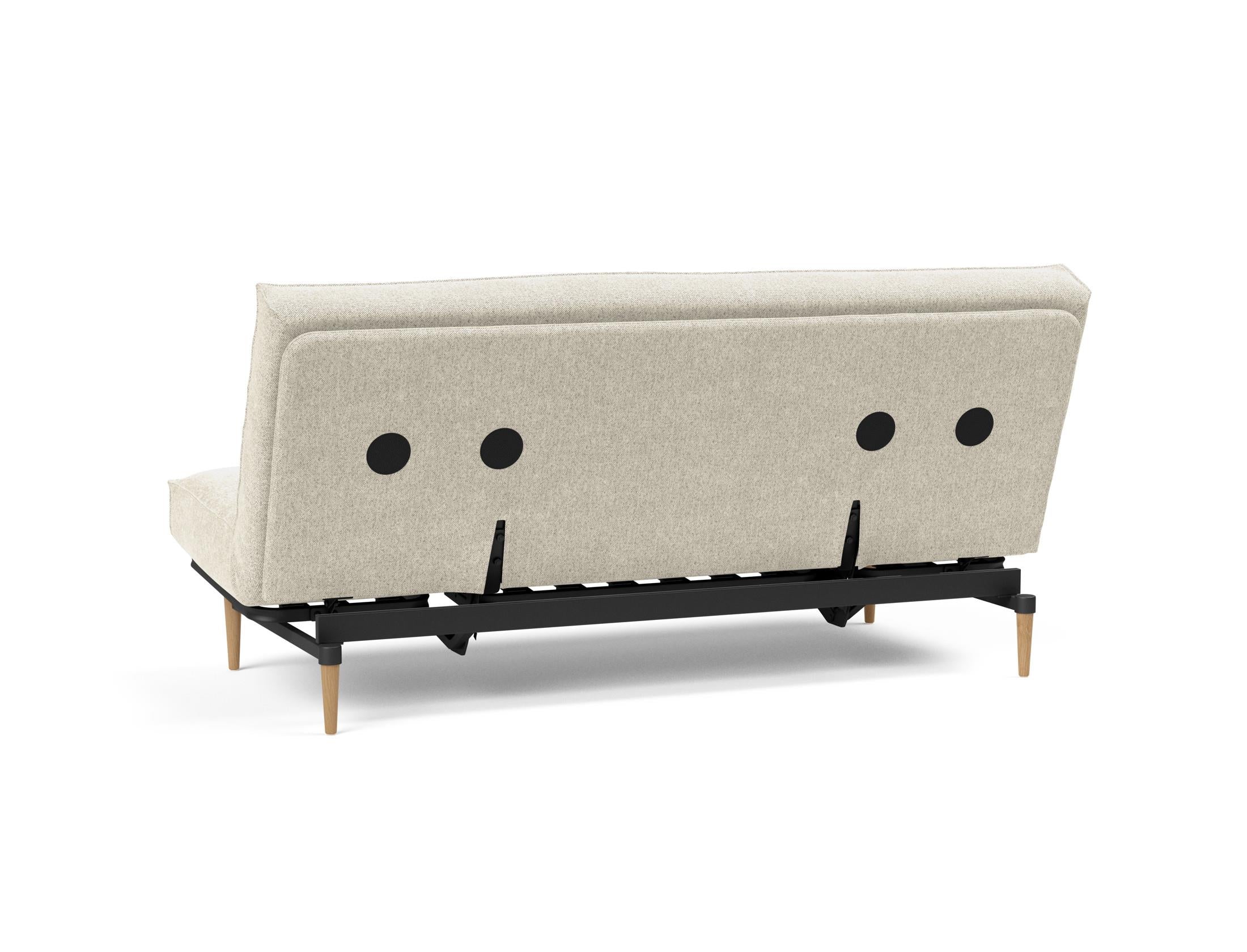 Erleben Sie das Colpus Bettsofa 140 Sharp Plus Cover Soft Spring von Innovation Living – modernes Design, hervorragender Komfort und vielseitig einsetzbar.