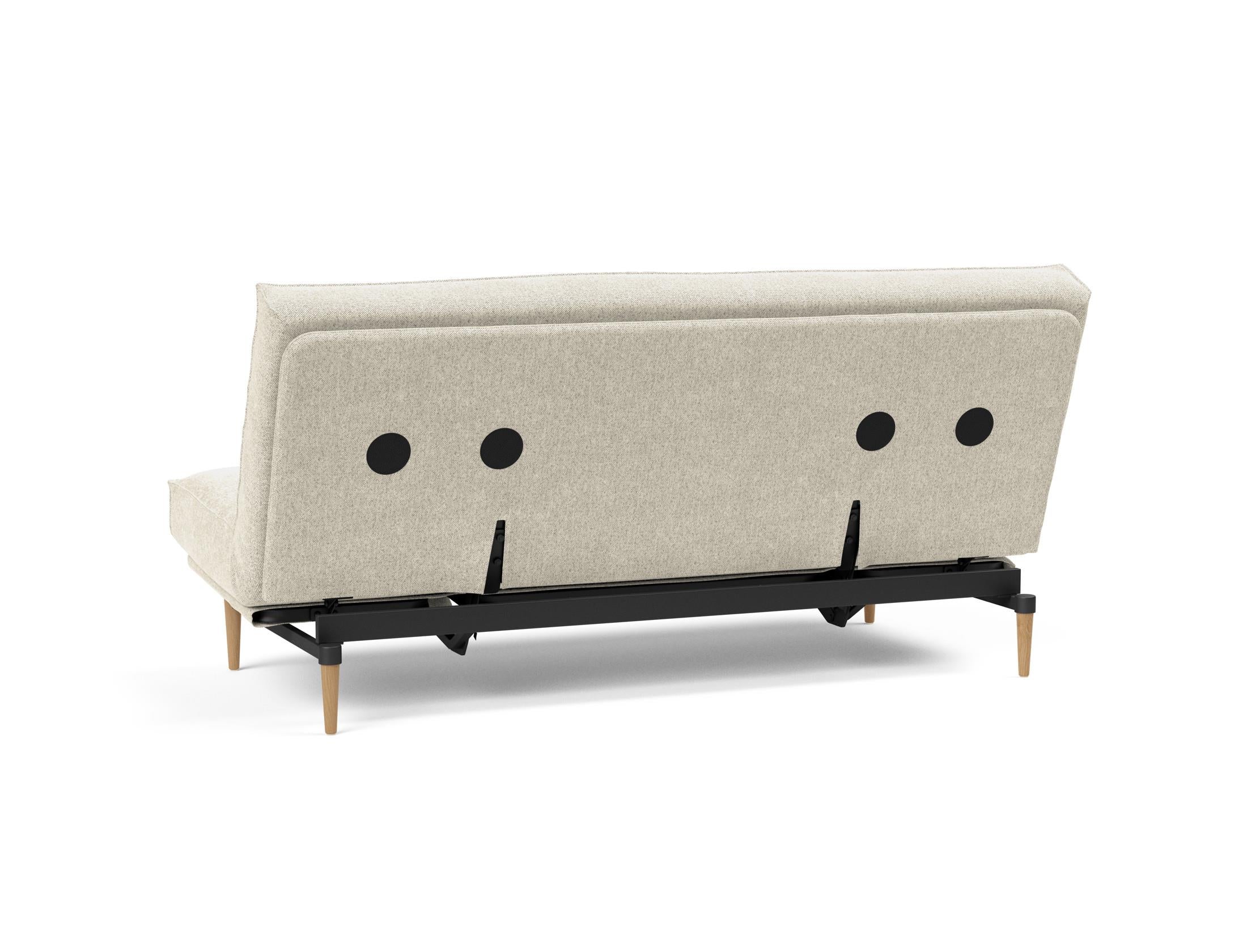 Entdecken Sie das Colpus Bettsofa 140 Sharp Plus mit Soft Spring Bezug – elegant, platzsparend und mühelos in ein komfortables Bett verwandelbar.