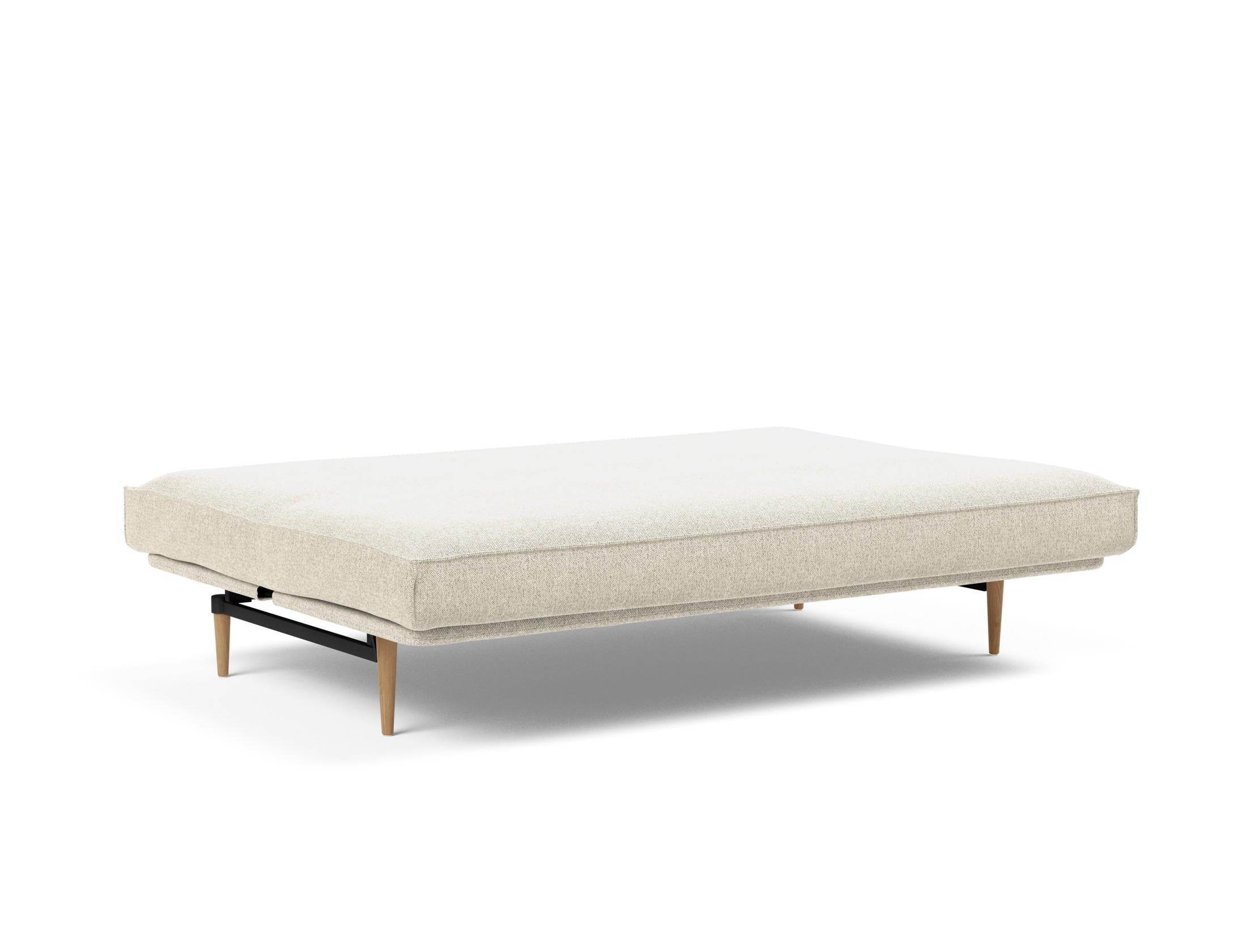 Erleben Sie das Colpus Bettsofa 140 Sharp Plus mit Soft Spring Bezug – stilvoll, funktional und ideal für kleine Räume, verwandelt sich schnell in ein gemütliches Bett.