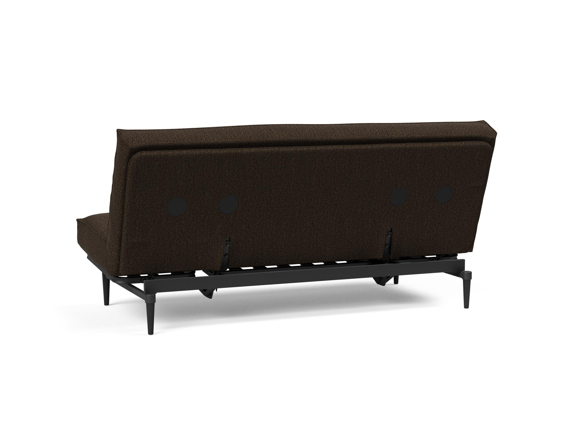 Entdecken Sie das Colpus Bettsofa 140 Sharp Plus Cover in elegantem Eiche schwarz – ideal für modernes Wohnen und entspannte Nächte.